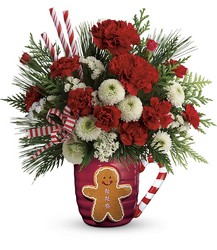 Send A Hug Winter Sips Bouquet by Teleflora from Victor Mathis Florist in Louisville, KY